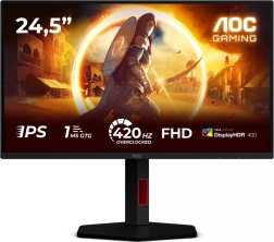 Aoc 25g4kur 24,5" igralni ips monitor 420 hz s pivotom