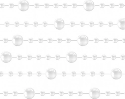 Biserna girlanda za božično drevo 5 m Ruhhy