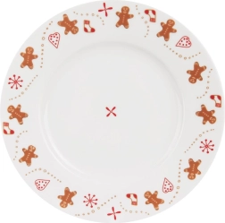 Porcelanast desertni krožnik z božičnim motivom Orion 20 cm