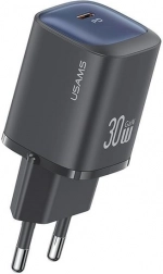 Omrežni polnilec USB‑C 30 W GaN črna