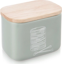 Zelena škatlica za vatirane palčke in kozmetične blazinice GREENISH