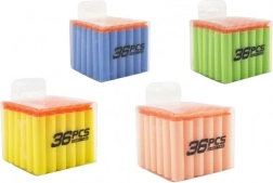 Nadomestne penaste puščice s priseskom 36 kos v prenosni škatlici