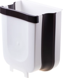 Zložljiv koš za smeti – bel