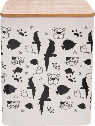 Kovinski zabojnik za krmo 3 l