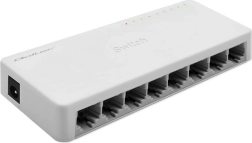 Omrežno stikalo 8× RJ45, gigabitni LAN, Qoltec