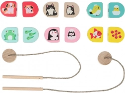 Cubika naše mamice – lesen nizalni set za otroke