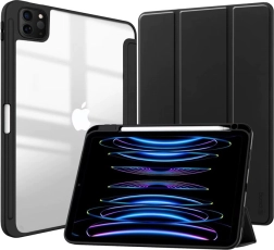 PrimeFolio zaščitni ovitek za iPad Air 11 in iPad Pro 11, črn/prosojen