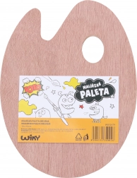 Lesena paleta za slikarje 18x24 cm