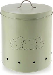 Kovinska zelena škatla za krompir in zelenjavo GREENISH 8,7 l