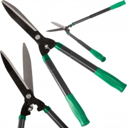 Teleskopske vrtne škarje za živo mejo z ergonomskimi ročaji