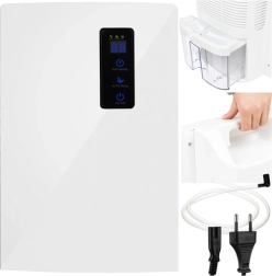 Čistilec in razvlaževalnik zraka 2v1 z UV svetilko in TiO2, cevka za odvod vode