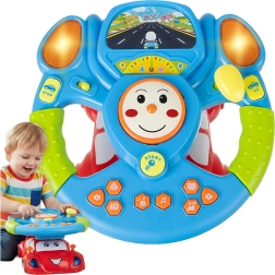 Interactive children’s steering wheel with LED and projector 3+ - 1 piece