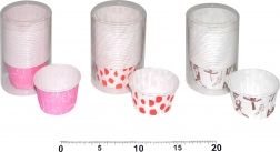 Barvni pekaški lončki za mafine