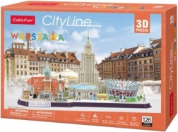 3D puzzle CityLine panorama Varšava 159 kosov