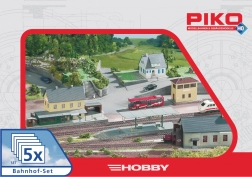 Piko Hobby komplet stavb postaje Neustadt, 5 delov
