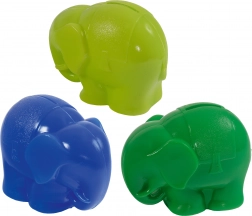 Plastični hranilnik slon