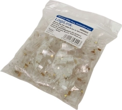 Neoklopljeni RJ45 konektorji CAT5 8P8C – pakiranje 100 kos