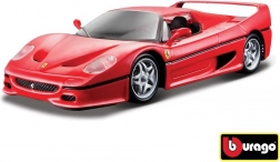 Kovinski model Bburago 1:24 Ferrari F50 rdeča