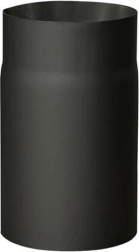 Dimovodna cev 150 mm, dolžina 250 mm, črna