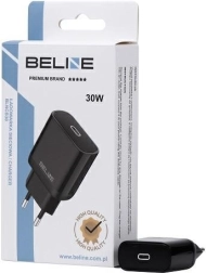 omrežni polnilec 30 W GaN USB‑C PD 3.0, črna