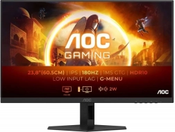 AOC igralni monitor 23,8" IPS 180 Hz z zvočniki, 2× HDMI in DisplayPort