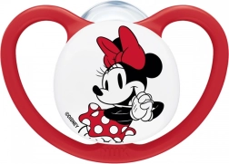 Duda NUK Perfect Match Air DISNEY MICKEY MOUSE, silikonska, 0–6 mesecev, rdeča