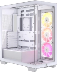 Ohišje Corsair 3500X ARGB TG Mid‑Tower belo