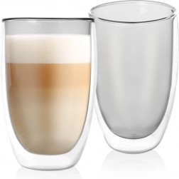 Termo kozarca z dvojno steno za latte 460 ml, 2 kosa