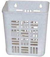 Viseča plastična košarica mala 12 × 10 × 13 cm – mešanica barv