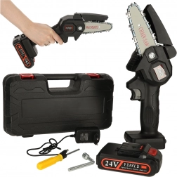 Akumulatorska mini verižna žaga v kovčku