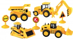 Komplet gradbenih strojev na zalet