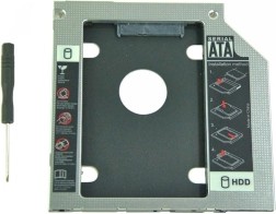 Aluminijasti okvir za drugi disk 2,5" HDD 9,5 mm