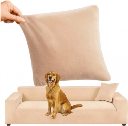 Elastičen pregrinjalo za kavč Bež RUHHY 190–230 cm