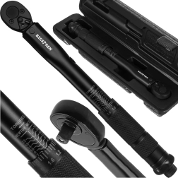 Bigstren momentni ključ 1/4" 2–24 Nm z aretacijo, v etuiju – 1 kos