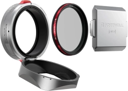 Sončna zaslonka Freewell za FUJI X100 z vgrajenim CPL in filtrom Black Mist (srebrna)