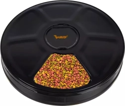 Samodejni podajalnik hrane PURLOY, 6-prekatni, s časovnikom in LED-zaslonom