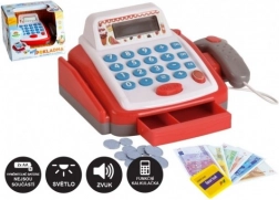 Majhna otroška digitalna blagajna z dodatki, svetlobo in zvokom