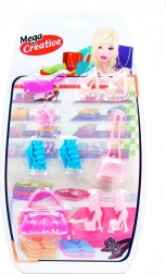 Komplet čevljev in torbic za punčko