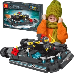 Policijski čoln SWAT – gradbeni komplet za otroke