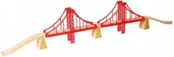 Bigjigs Rail dvojni lesen železniški most