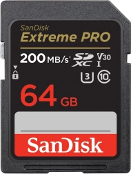 Pomnilniška kartica SanDisk Extreme Pro SDXC 64 GB UHS-I U3 V30 200/90 MB/s
