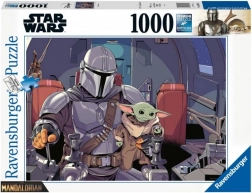 Ravensburger sestavljanka STAR WARS: THE MANDALORIAN 1000 koščkov