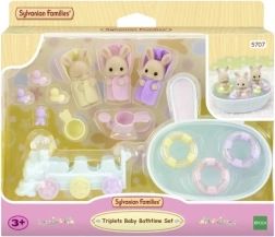 Sylvanian Families kopel za trojčke – set z zajčki in dodatki