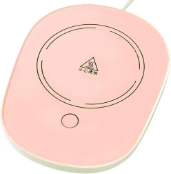 Električni grelnik za skodelico roza