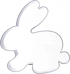 Jekleno rezilo za piškote zajček 10 cm