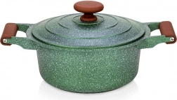 Granitni lonec s pokrovom OMEGA 24 cm, 4,4 l