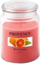Dišeča sveča v kozarcu PROVENCE rdeča pomaranča 95 h