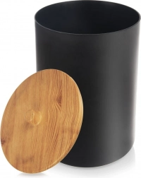 Kopalniški koš za odpadke črn 7 l