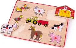 Vstavljanke kmetija Bigjigs Toys