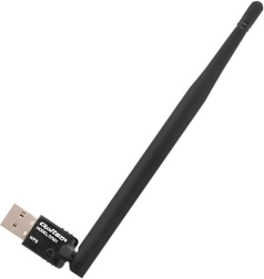 USB Wi‑Fi adapter z vgrajeno anteno Qoltec